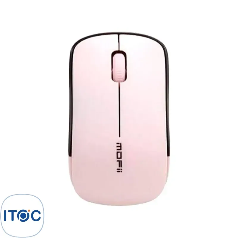 ماوس بی‌سیم مافی GO18 Pink Cofee