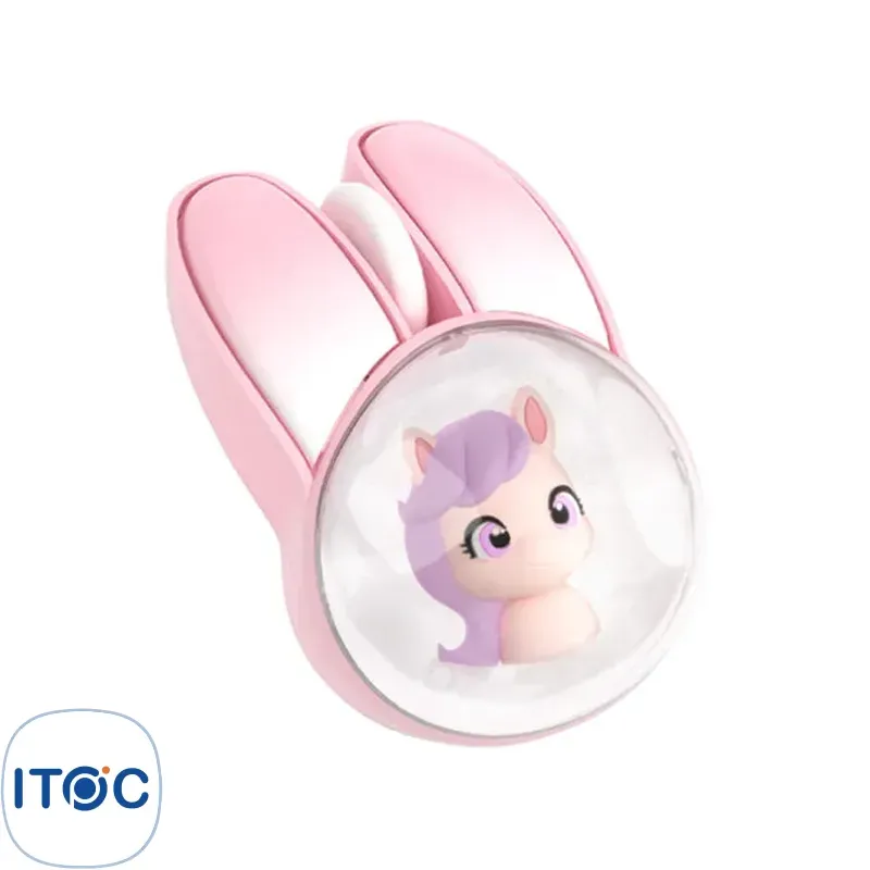 ماوس بی‌سیم مافی M12 Pink