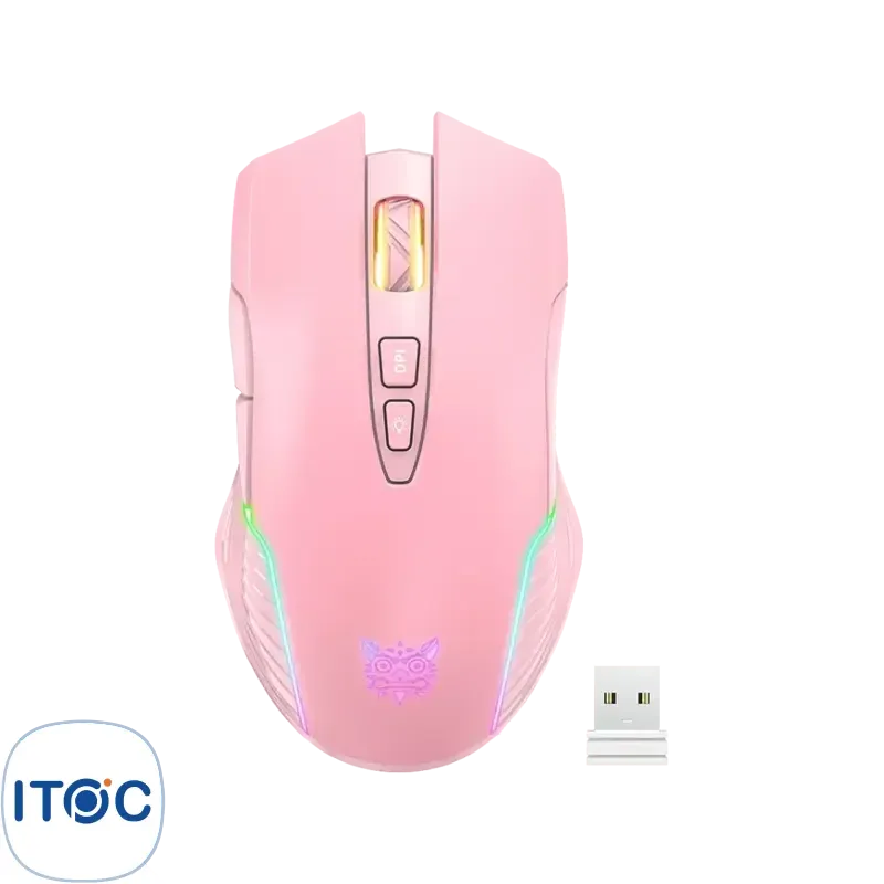 موس بی سیم گیمینگ اونیکوما CW905 PINK