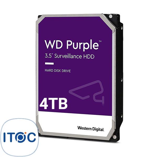 هارد اینترنال وسترن دیجیتال مدل PURPLE 4TB