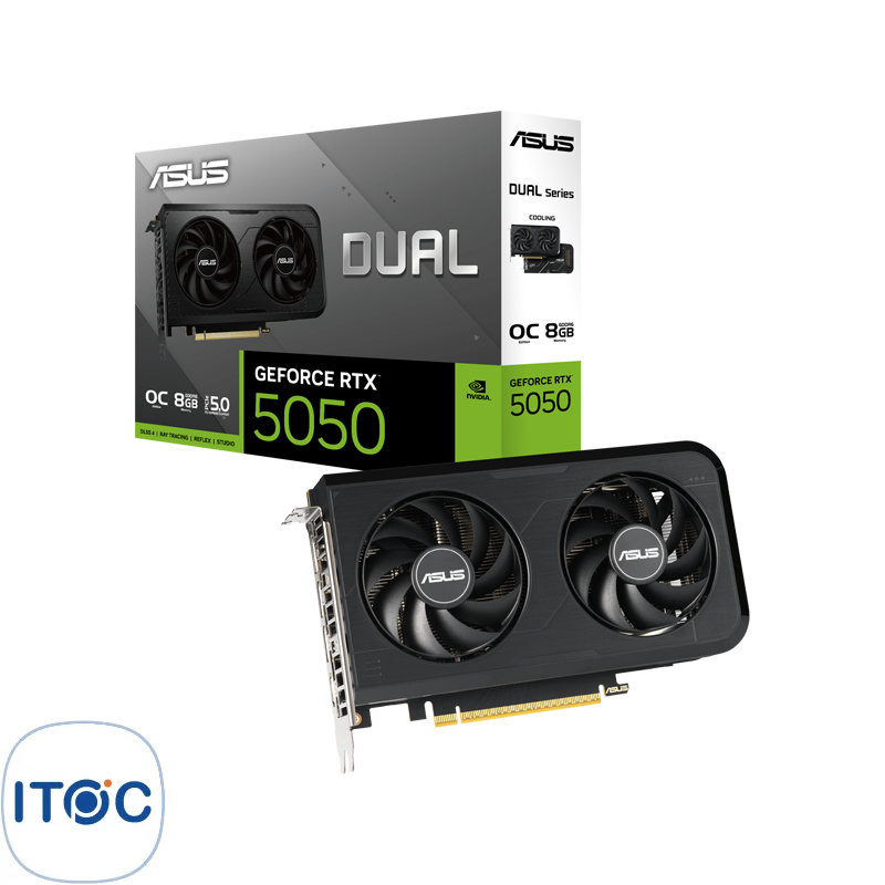 کارت گرافیک ایسوس ASUS Dual RTX 5050 OC 8GB GDDR6