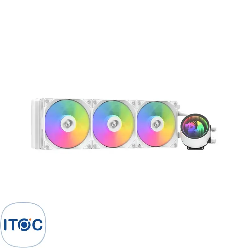 خنک کننده مایع پردازنده ردراگون CCW-3013 ARGB 360 White