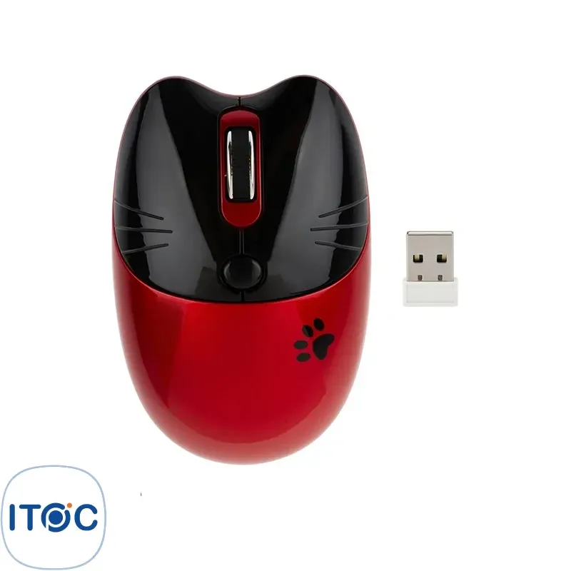 ماوس بی سیم مافی M3DM Red Black