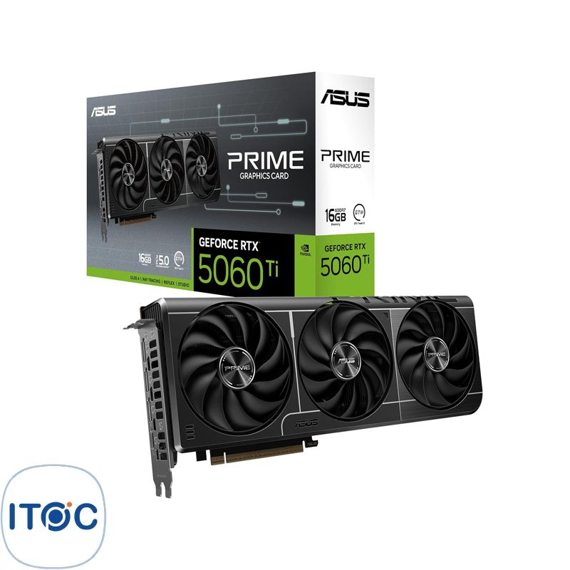 کارت گرافیک ایسوس ASUS PRIME RTX5060TI O16G