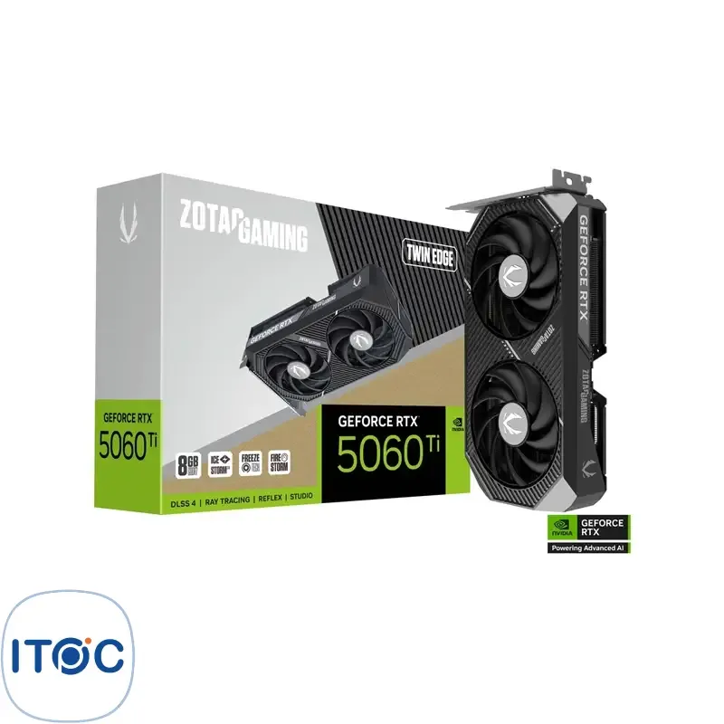 کارت گرافیک زوتاک GeForce RTX5060 Ti 8GB Twin Edge GDDR7