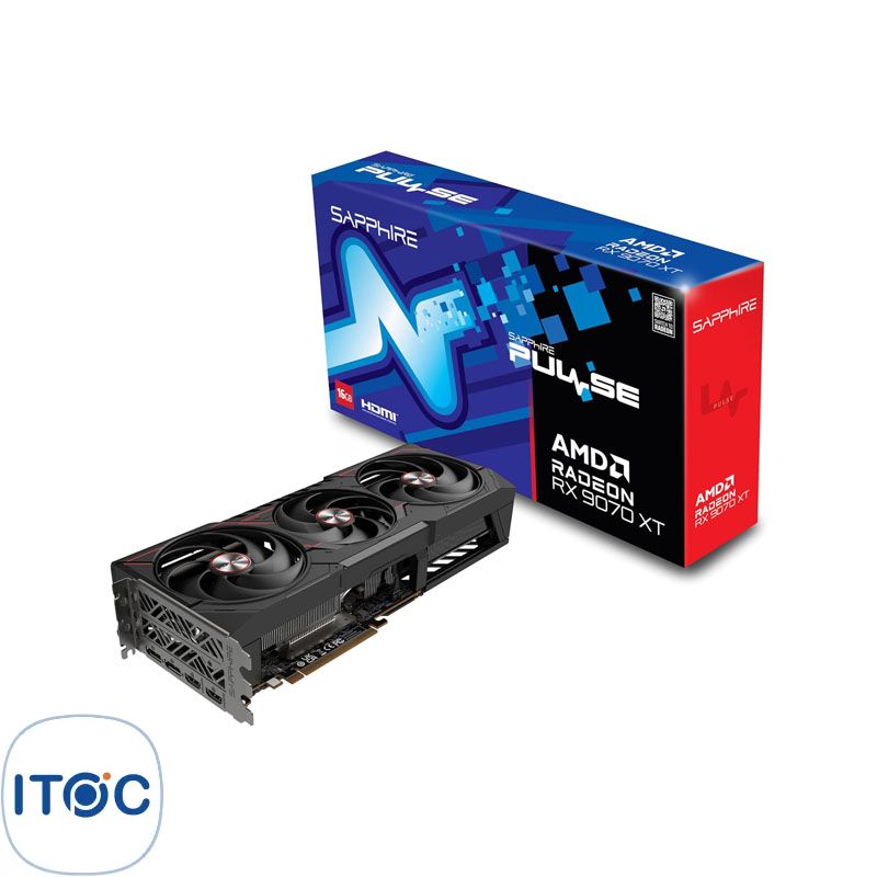 کارت گرافیک سافایر Sapphire PULSE RX 9070 XT 16GB