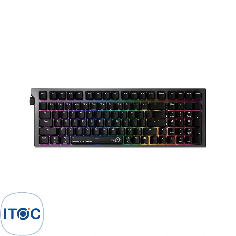 کیبورد مکانیکی گیمینگ بیسیم ایسوس X903 ROG STRIX MORPH 96 WL/NXSWV2/AR/ABS 90MP04IF-BKCA03