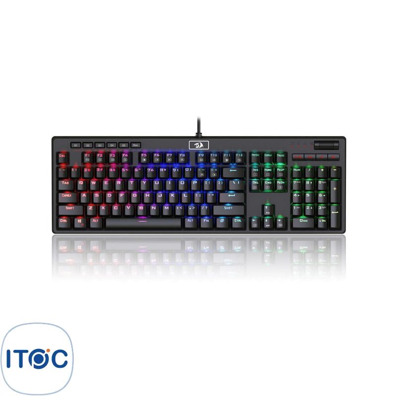 کیبورد گیمینگ ردراگون مدل MANYU K579 RGB سوییچ آبی
