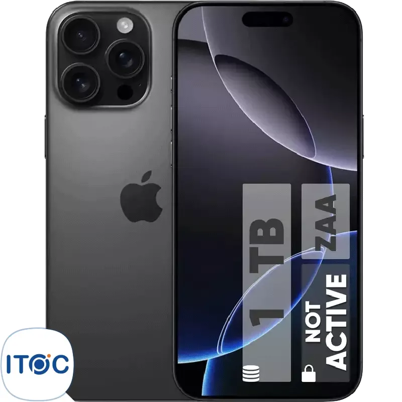 گوشی موبایل اپل مدل iphone 16 pro max not active دو سیم کارت ظرفیت 1 ترابایت رم 8 گیگابایت - پارت نامبر ZAA
